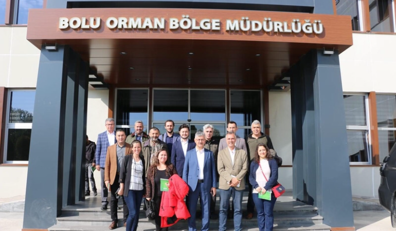 Bolu Orman Bölge Müdürü Mahmut Şentürk'e Düzce'den ziyaret