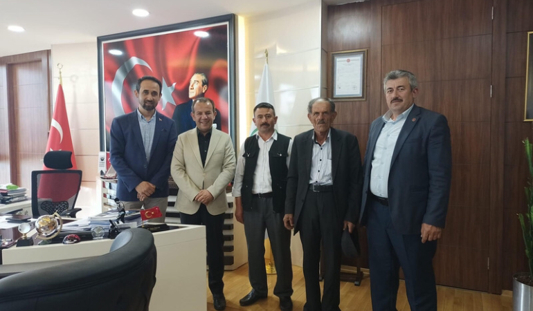Tanju Özcan'a Dörtdivan'dan ziyaret