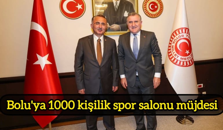 Bolu'ya 1000 kişilik spor salonu müjdesi