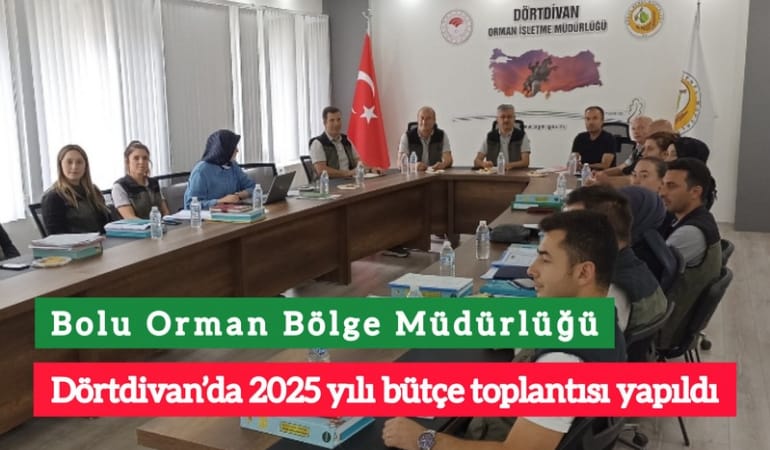 Dörtdivan’da 2025 yılı bütçe toplantısı yapıldı