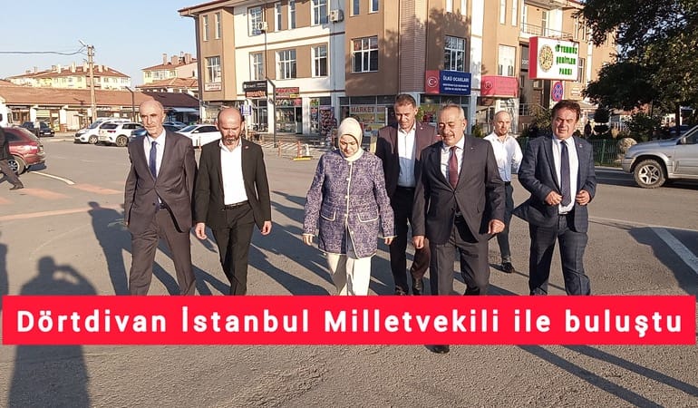 Dörtdivan İstanbul Milletvekili ile buluştu