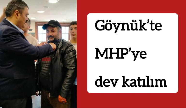 Göynük’te MHP’ye dev katılım