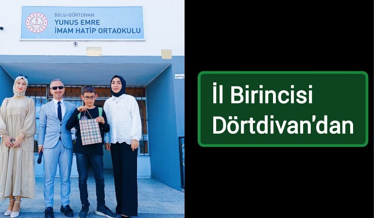 İl Birincisi Dörtdivan'dan