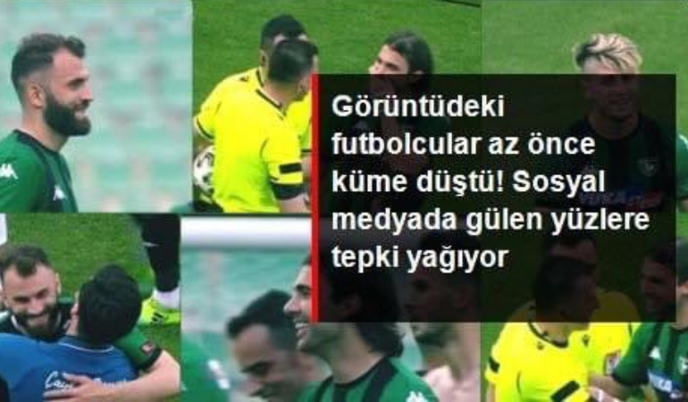 Küme düşen Denizlispor'da maçtan sonra bazı futbolcuların sergilediği mutlu tavırlar tepki çekti