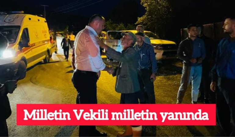 Milletin Vekili milletin yanında