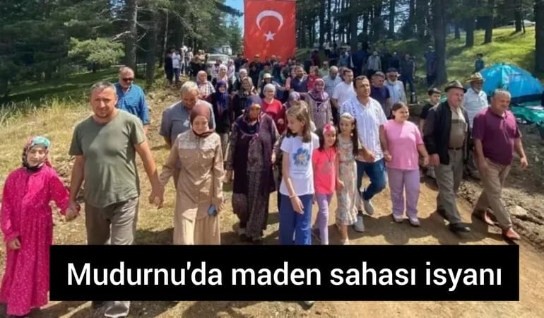 Mudurnu'da maden sahası isyanı