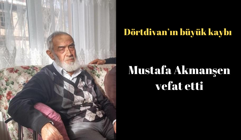 Mustafa Akmanşen vefat etti
