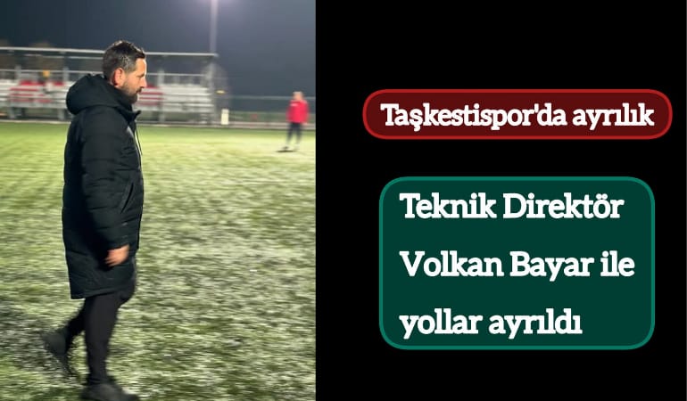 Taşkestispor'da ayrılık