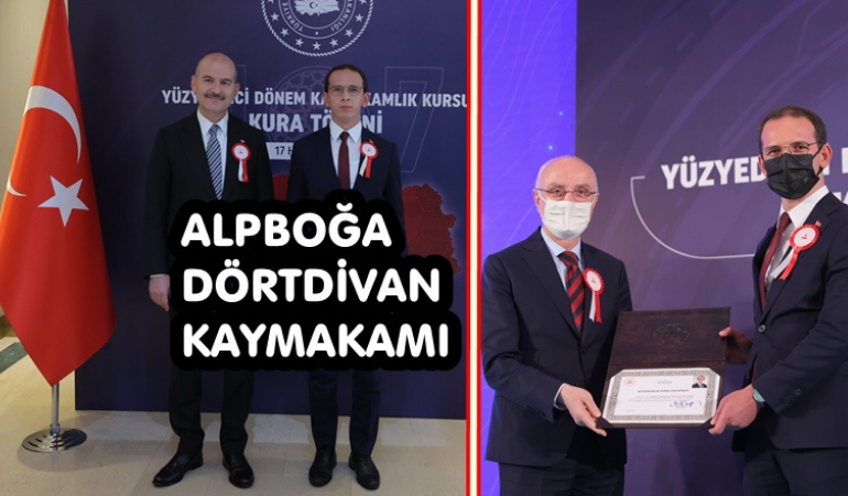 Yeni Dörtdivan Kaymakamı Mustafa Batuhan Alpboğa
