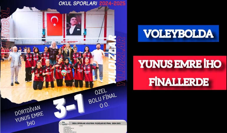 Yunus Emre İHO voleybolda finallerde